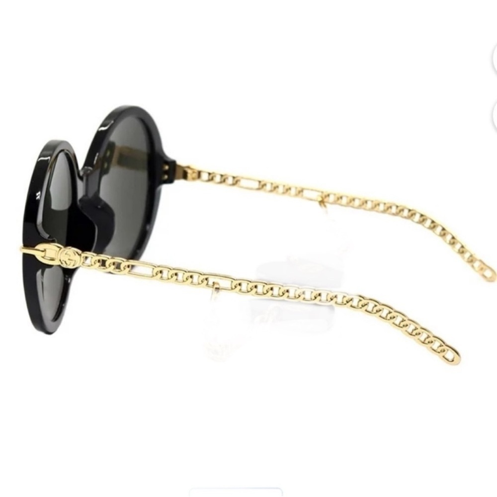 Gucci Round Chain Frame sunglasses. NEW - Picture 8 of 8